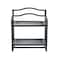 Household Essentials 2-Tier Metal Wall Mount Bathroom Shelf